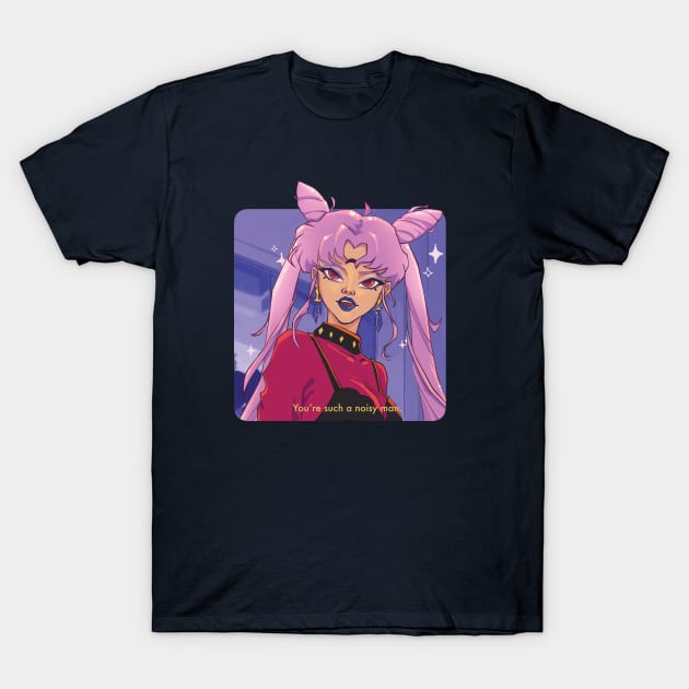 Sailor Moon, Black Lady T-Shirt by lulelaker